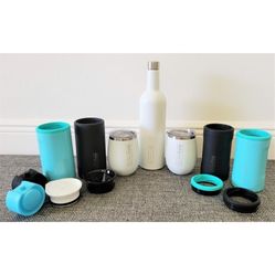 BruMate Beverage Holder & Wine Drinkware 7pc Set