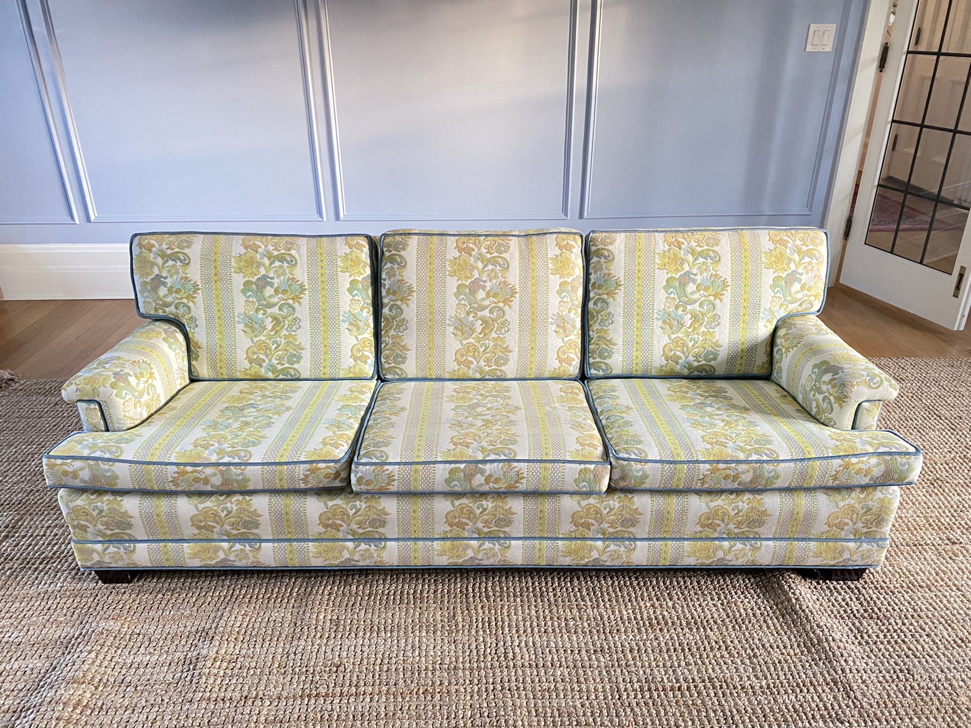 funky floral sofa