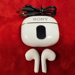 Sony H100, True Wireless Earbuds – HiFi Stereo ENC Bluetooth Headphones with Power Display 