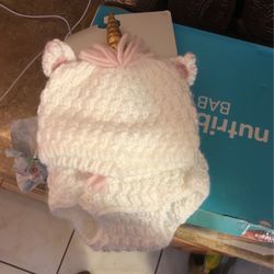 Unicorn Hat And Diaper Cover