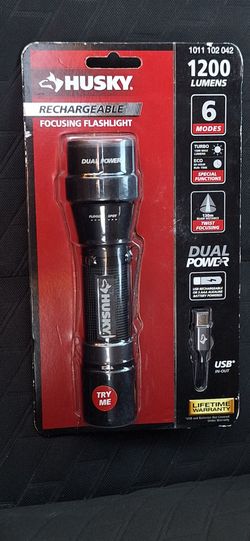 Husky Rechargeable Flashlight