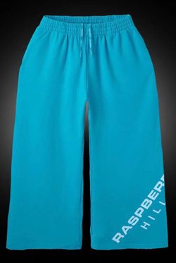 Raspberry Hill Teal Cropped Sweat Shorts