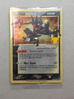 SEALED Pokémon Greninja Gold Star Promo SWSH144