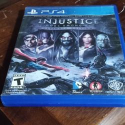 Injustice Gods Among Us Ultimate Ed PS4 Replacement Video Game Case