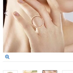 Sapphire, Moissanite, Ruby Ring in Vermeil over silver - size 7 or 9