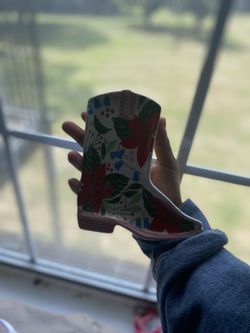 Boot Shaped Spoon Holder / Jewelry Plate