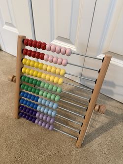 Wooden Kids Abacus – Colorful Counting & Math Toy