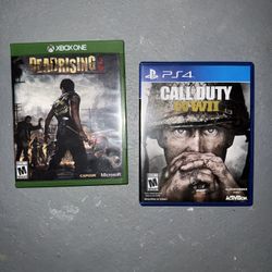 2 Video Games – Xbox One & PS4 – Dead Rising 3 & Call of Duty WWII