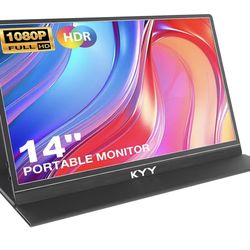 KYY 14” FHD 1080p Travel Monitor  