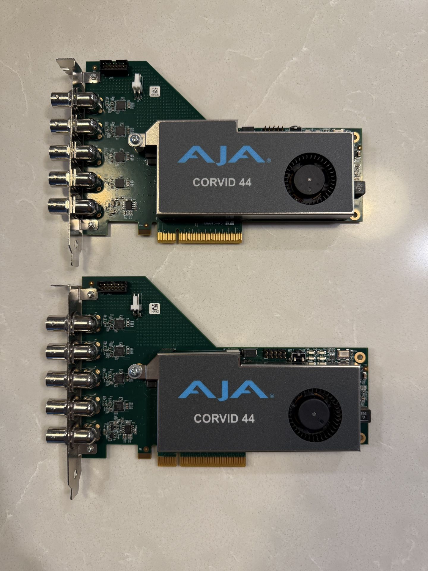 AJA Corvid 44 BNC CRV44-BNC-R0 PCIe Video Cards (2) - Quad 3G-SDI Capture
