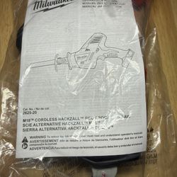 Milwaukee M18 Hackzall Brand New Never Used 