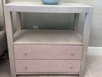Set of 2, Gray Nightstands