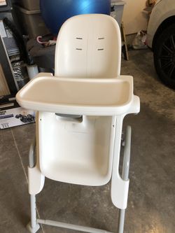 High chair with cushion
