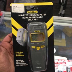 General Pin- Type Moisture Meter $39.99