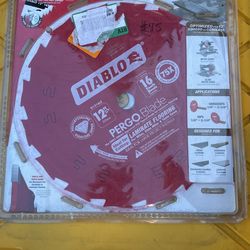 Diablo D1216LF 12 in. x 16 Tooth Laminate Flooring PERGOBlade