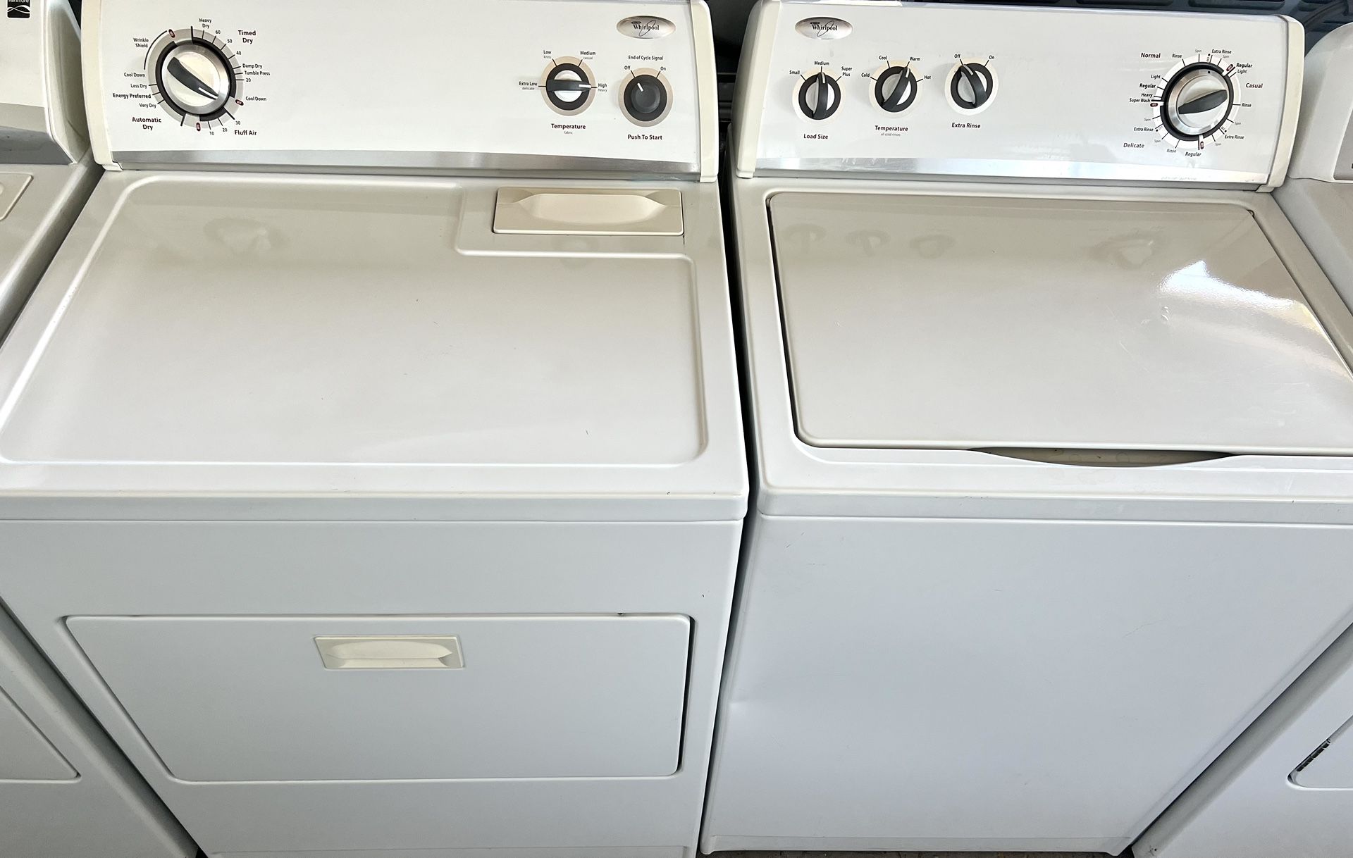 Washer and Dryer Set