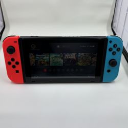 Nintendo Switch Mario Red Limited Edition Bundle 256GB SD Extra Controllers Bag 