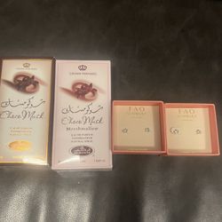 Choco Musk  And Chock Musk Marshmallow F.A.O Schwartz Earrings