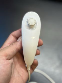Genuine Nintendo Wii Nunchuk Controller White OEM RVL-004