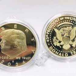 Donald Trump President Gold Coin