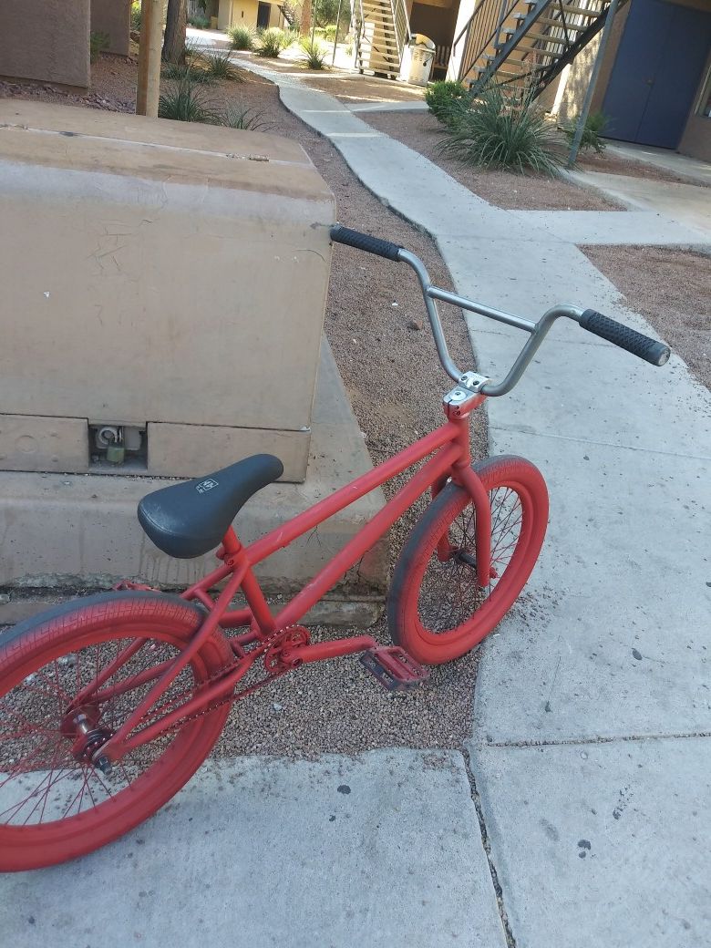 Red Bmx bike