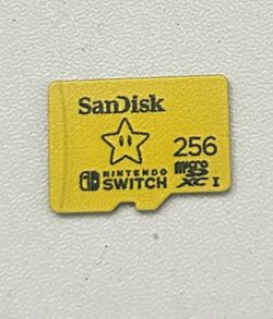 San Disc 256 GB for Nintendo switch