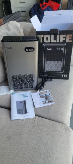 NEW ToLife 1000ml Portable Dehumidifier (TZ-C2) - Auto-Off, Low Noise