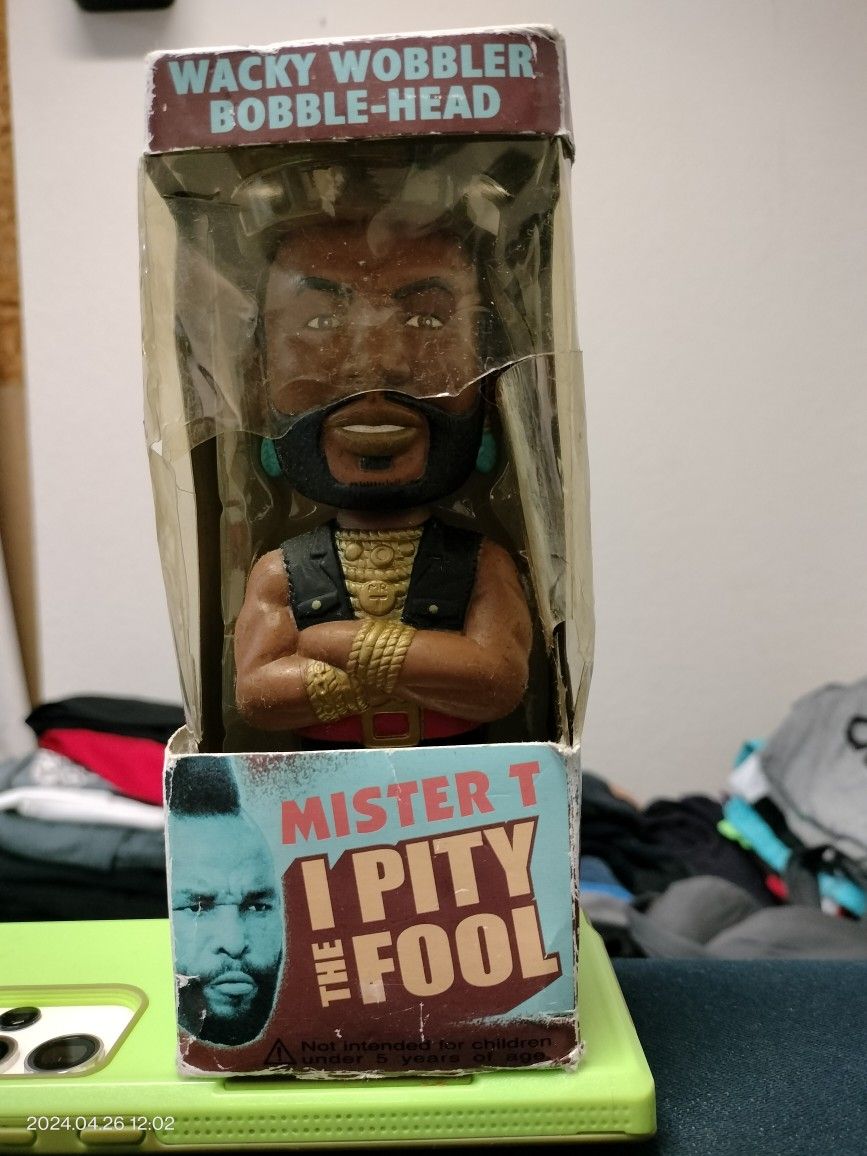 Vintage Mister T I Pity The Fool collectible toy