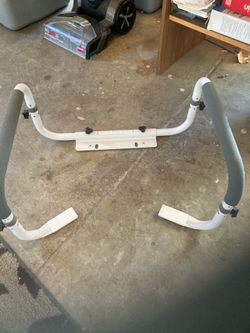 Toilet Safety Frame - Toilet Safety Rails With Adjustable Width - Toilet Rails For Elderly, Handicap, Home Health Care Equipment After Surgery, Suppor