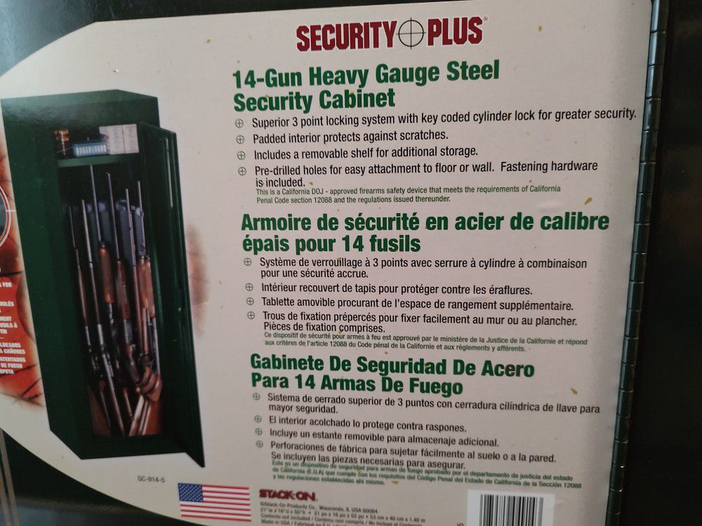 Stack On 14 Gun Cabinet