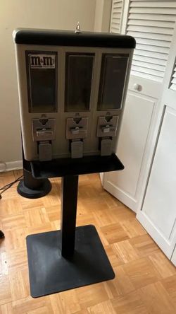 Triple Candy Dispenser Machine with Stand