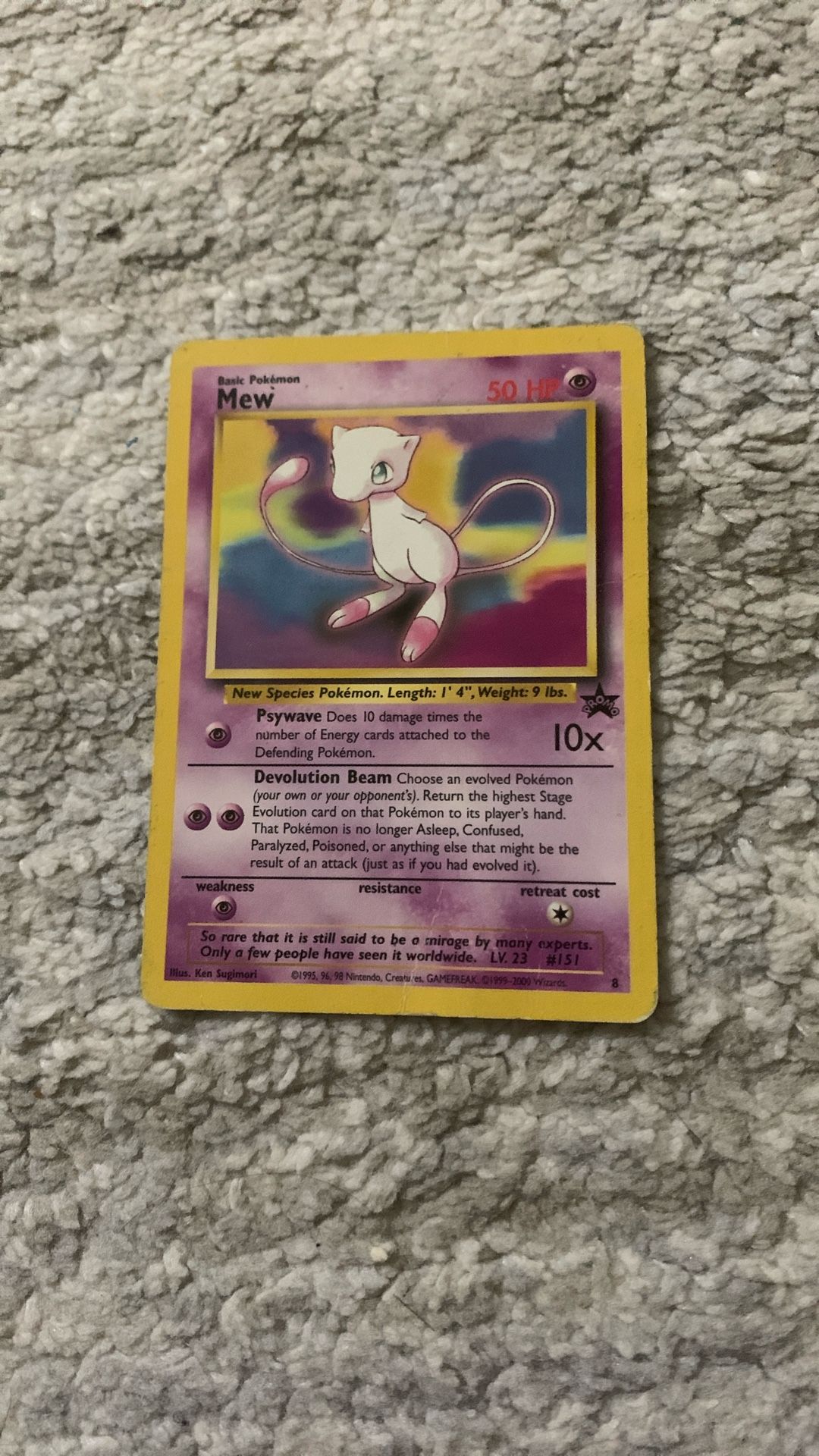 1995 Mew Pokémon Card