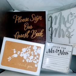 Mr & Mrs Wedding Decor