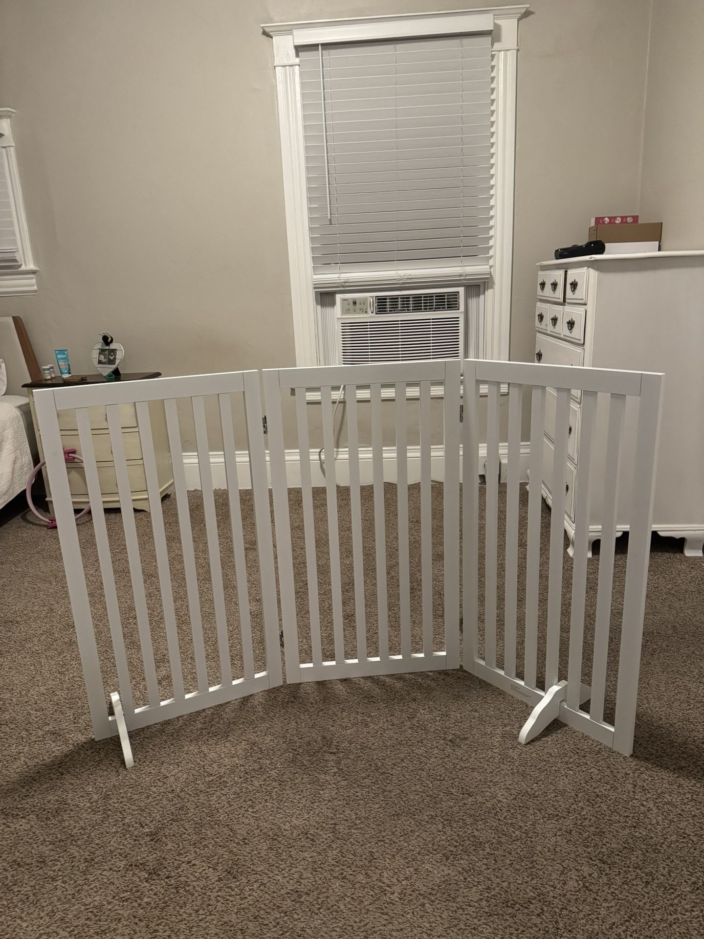 Tall Wood Free Standing pet Gate