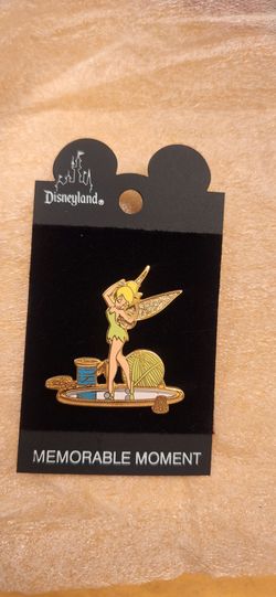 Vintage 2000 Disneyland Resort Memorable Moments Tinker Bell on a mirror