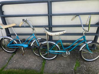 Bmx bananna seat bikes (pair)