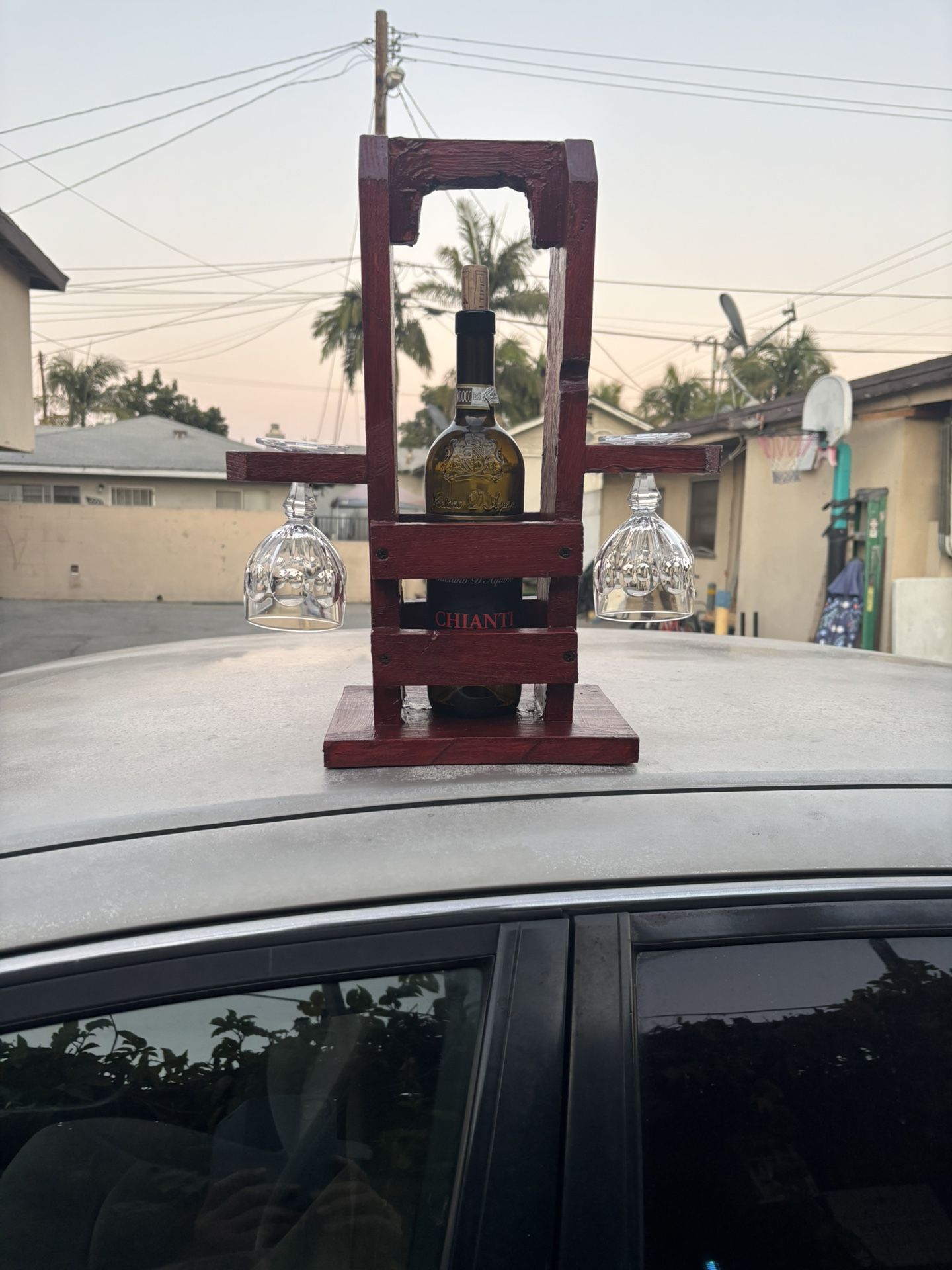 Wine Bottle Display Case