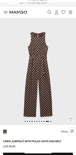 XXS Brown Dress by Mango