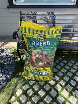 Amend soil for flowers and vegetables