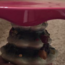 Home Interior Christmas Cake Or Display Plate