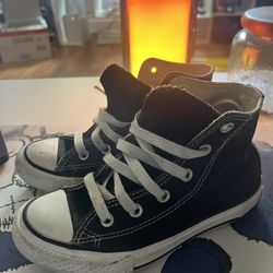 Converse All Star Black White Hi Top Infant Babies Toddlers Boy Sneakers 