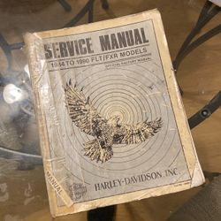 1984-1990 Harley Fxr Service Manual