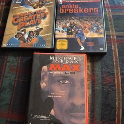 NBA Basketball DVD Lot.  Michael Jordon, ankle breakers and 100 greatest plays 