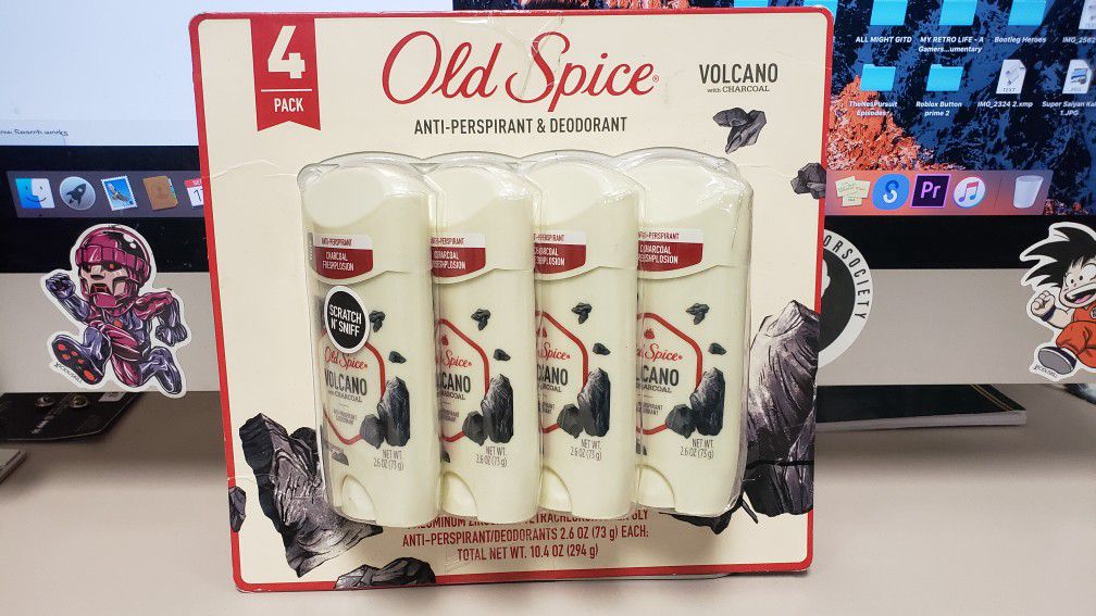 4 PACK OF OLD SPICE ANTI PERSPIRANT AND DEODORANT