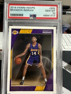 PSA 10 Brandon Ingram Rookie Card 2016 Panini Hoops RC Lakers