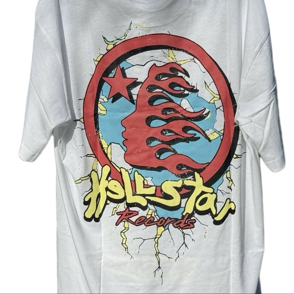 Hellstar Records T Shirt Heaven On Earth (White)