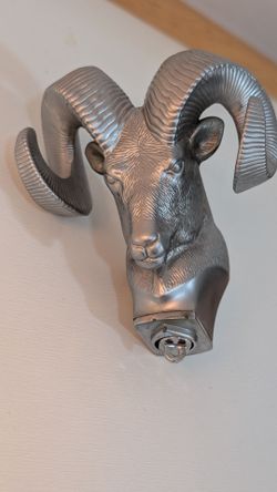 Dodge Ram vintage hood ornament