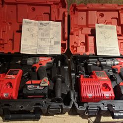 Milwaukee Gen 2 Hammer drill And Battery