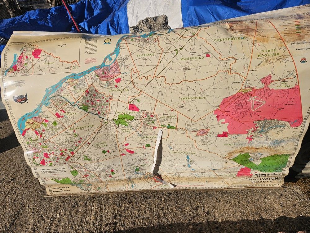 Official Map Of Burlington County