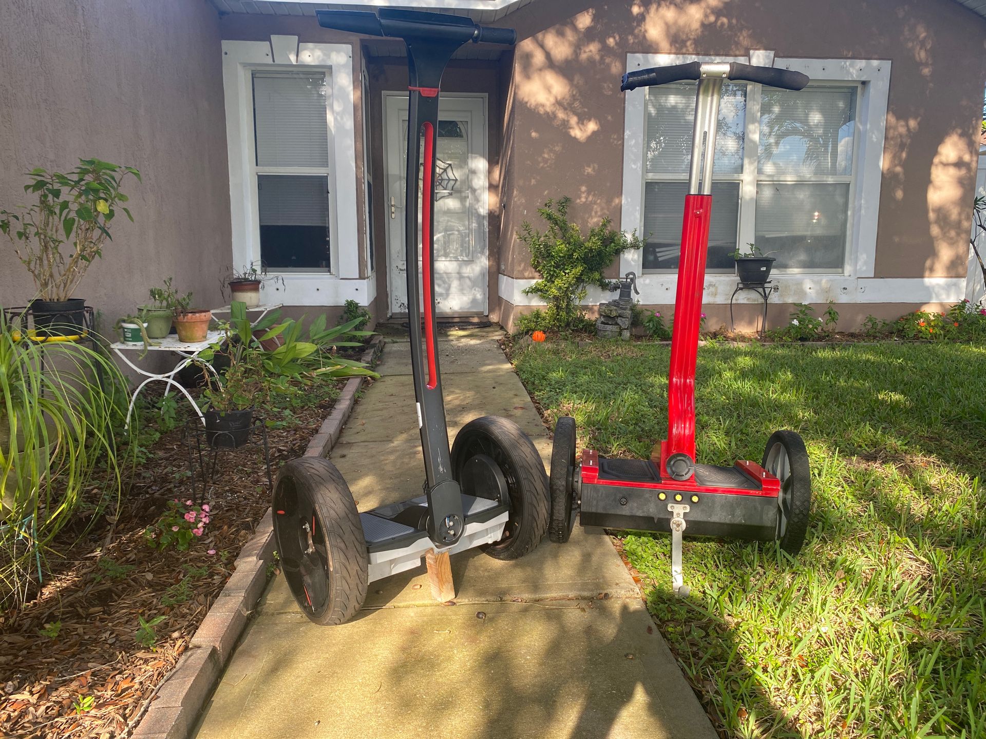 Segway 9-bot and pt personal transporter the segway is for parts the mother board is shot the pt is functional